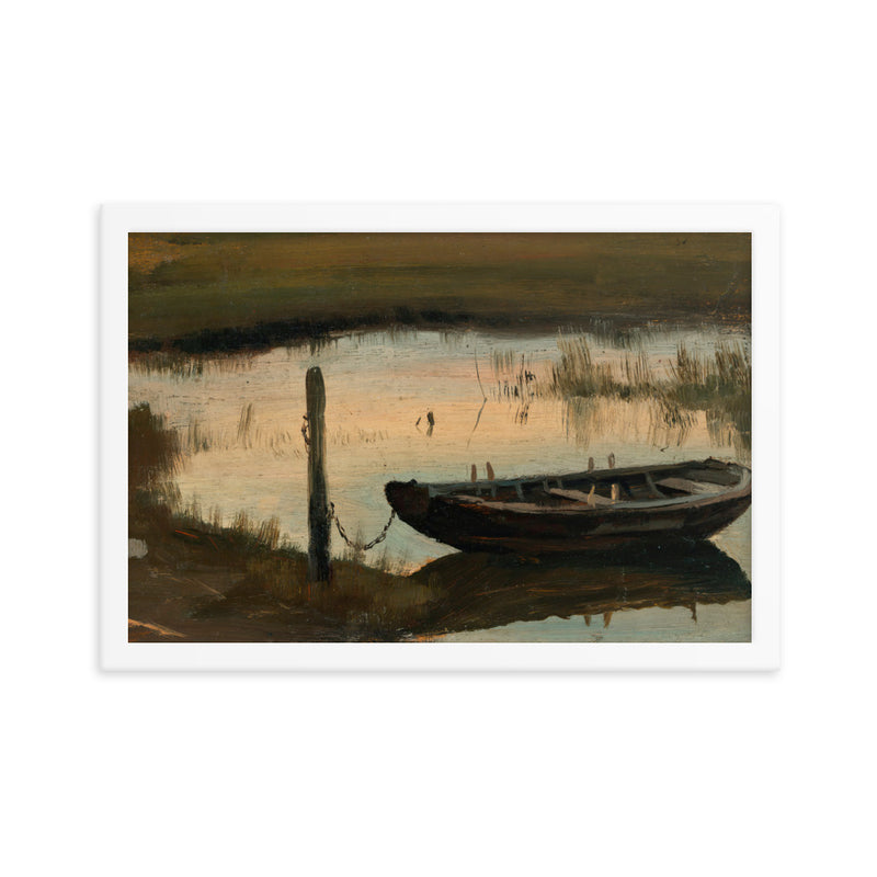 "Boat by the Shore" Art Print