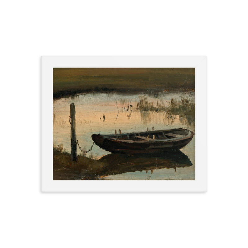 "Boat by the Shore" Art Print
