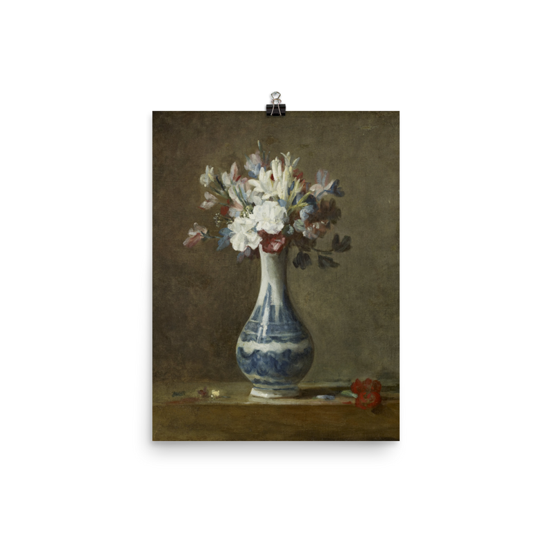"A Vase of Flowers" Art Print