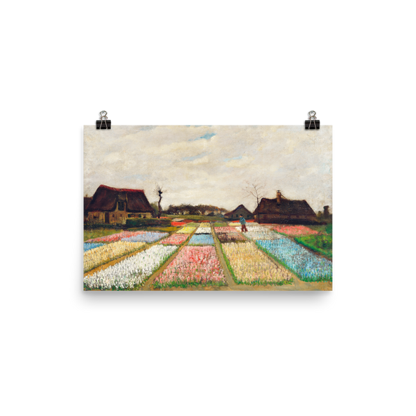 "Flower Beds in Holland" Art Print