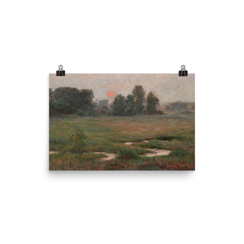 "An August Sunset" Art Print