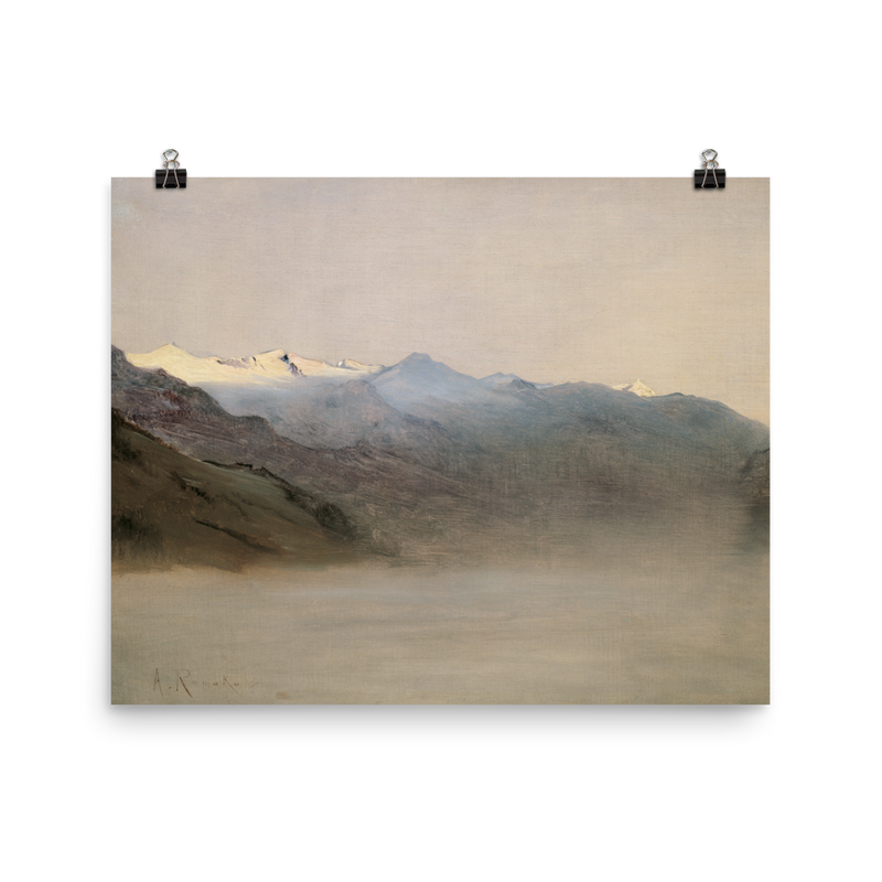 "Misty Mountains" Art Print