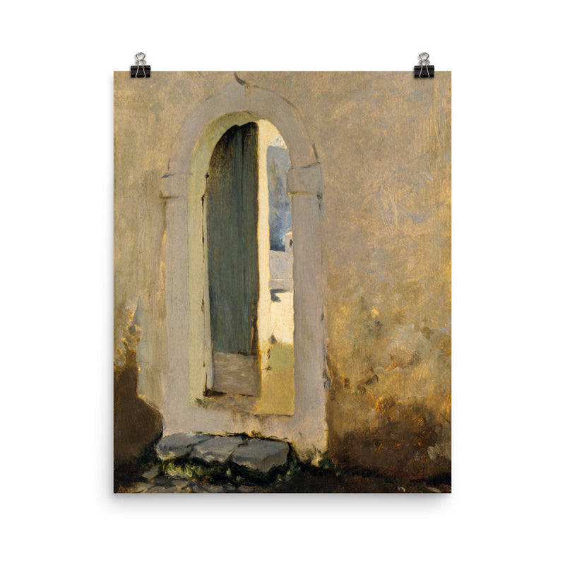 "Open Doorway, Morocco" Art Print