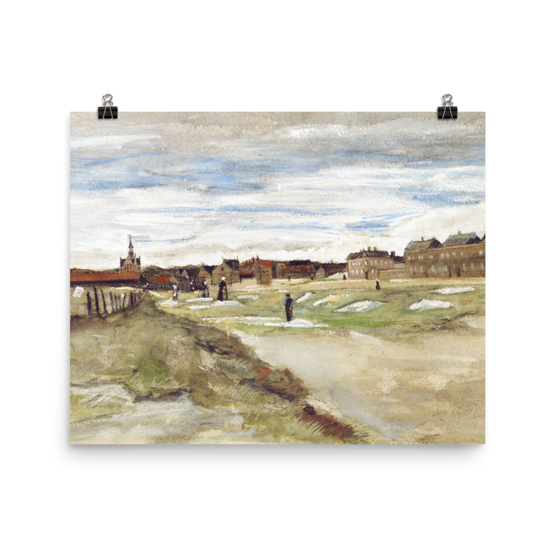 "Ground at Scheveningen" Art Print