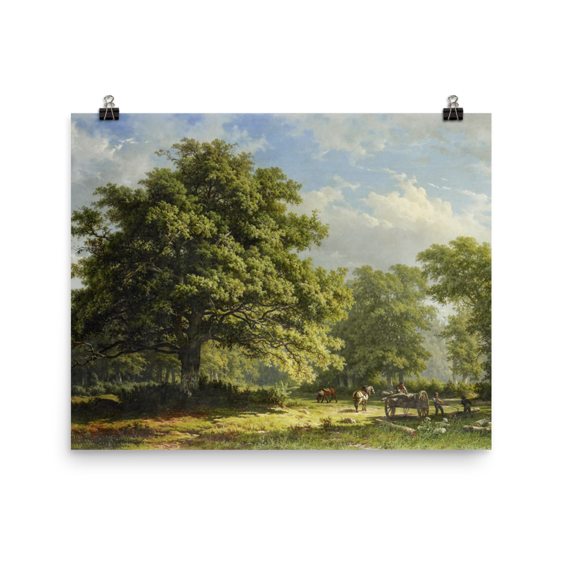 "View in the Bentheim Forest" Art Print