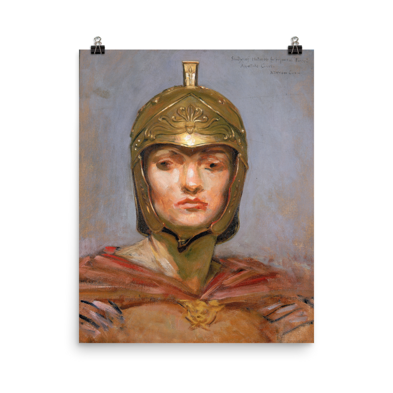 “Helmet for Figure of Force” Art Print