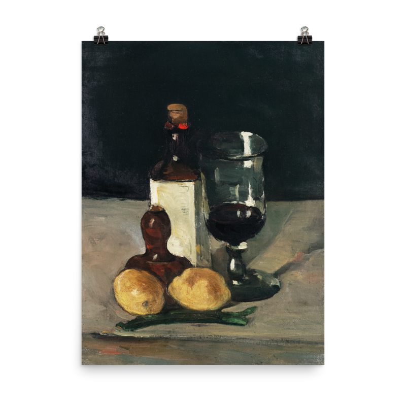 "Wine and Lemons" Art Print