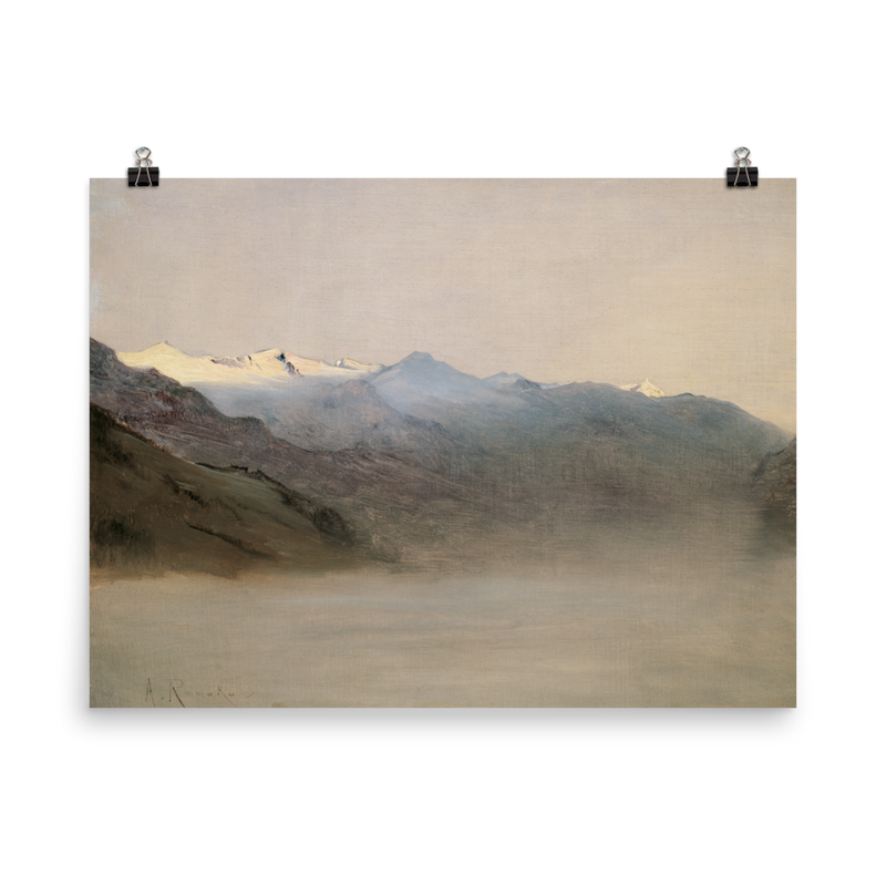 "Misty Mountains" Art Print