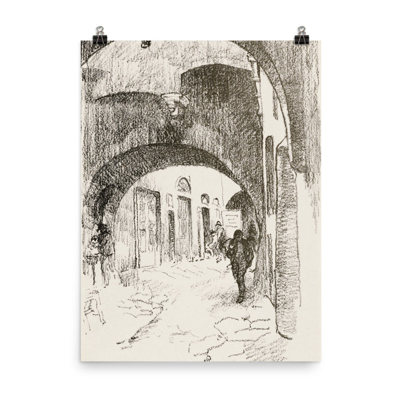 "Arches, Via Strozzi" Art Print