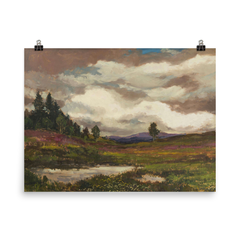 “Landscape  Heathland” Art Print