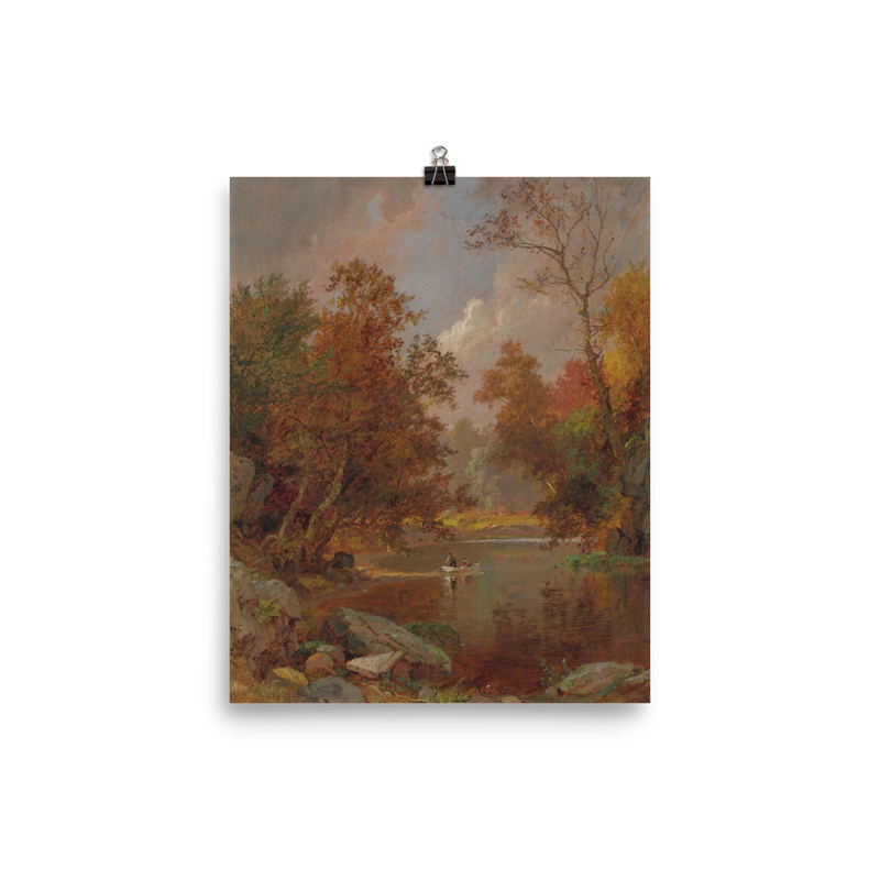 "Autumn on the River" Art Print