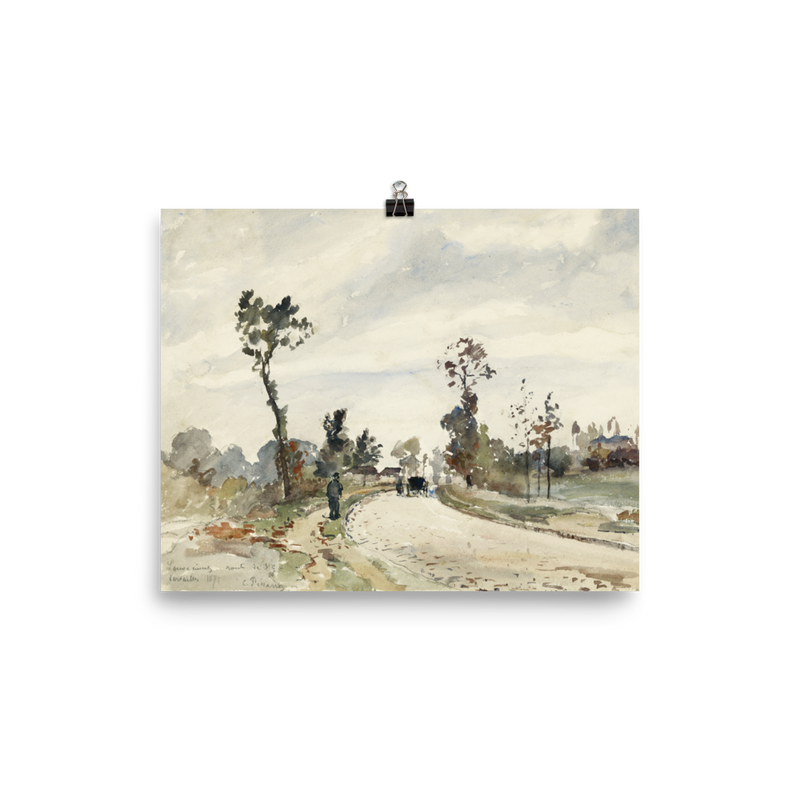 "Route de Saint-Germain" Art Print