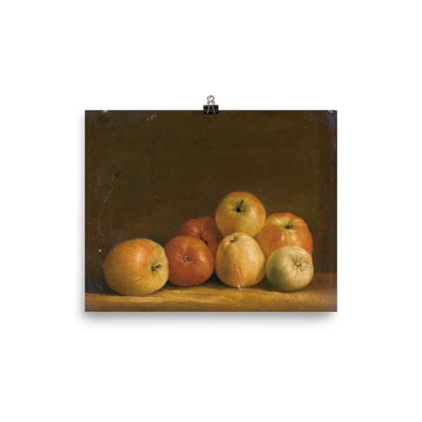 "Still life of apples" Art Print