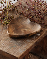 Mango Wood Heart Trinket Dish - Lone Fox