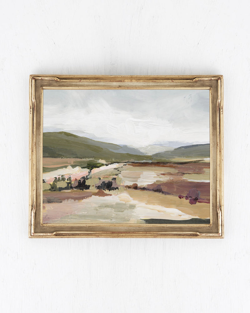 "Olive Hills" Canvas Print