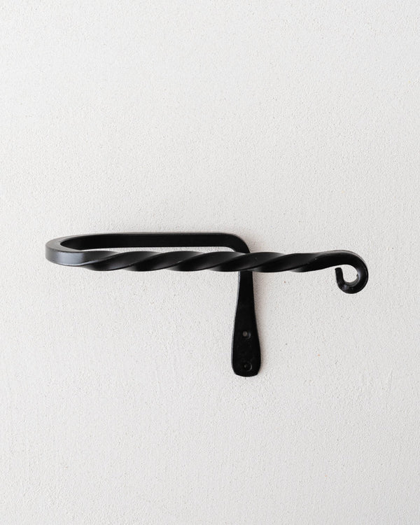 Wrought Iron Twisted Toilet Paper Holder - Lone Fox